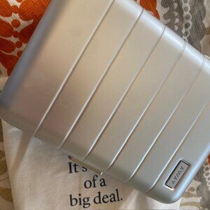 Away Metallic Silver Organizer-new never used